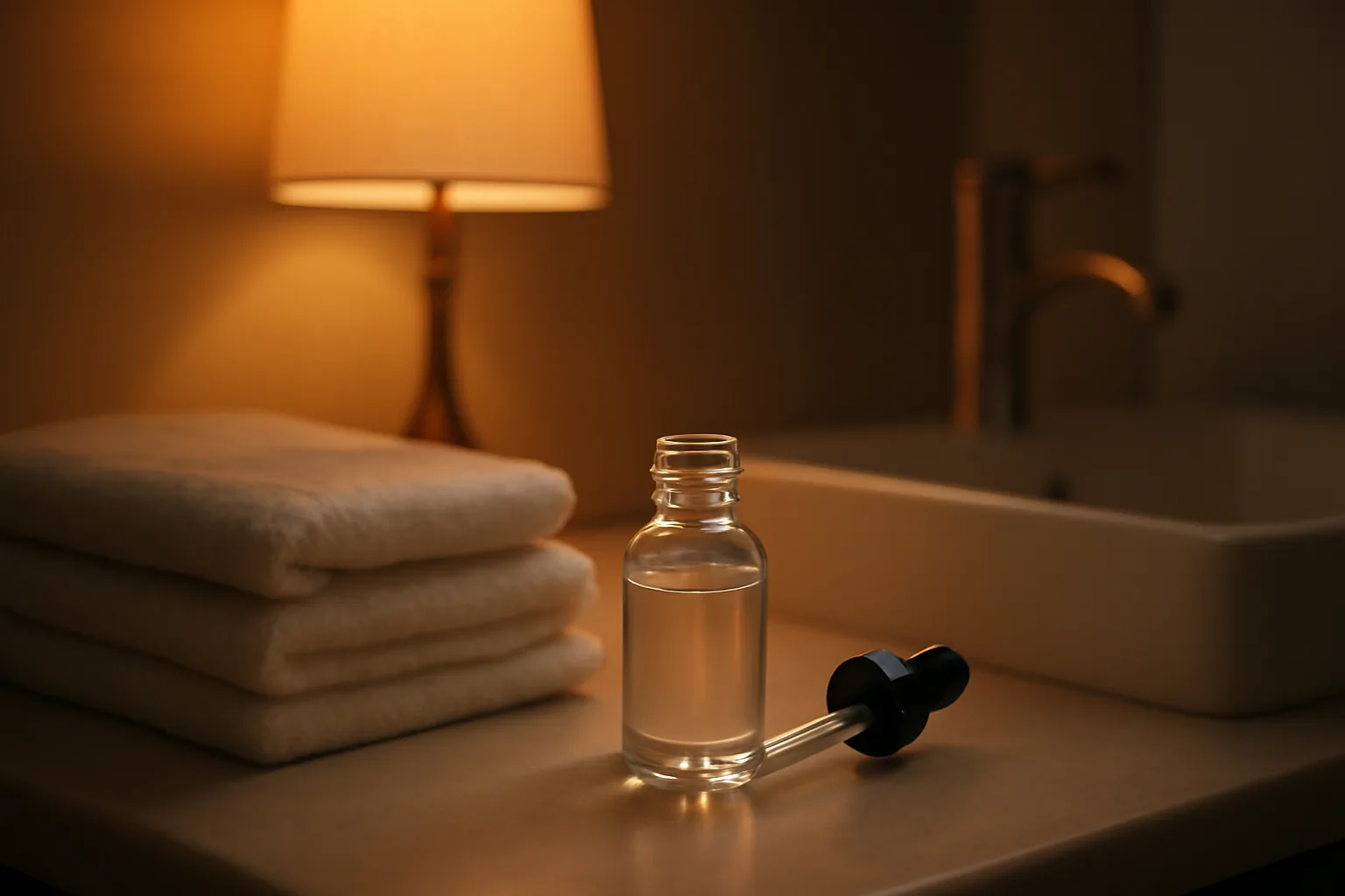 Unlabeled cream jar on a bathroom counter representing a scream cream beginners guide